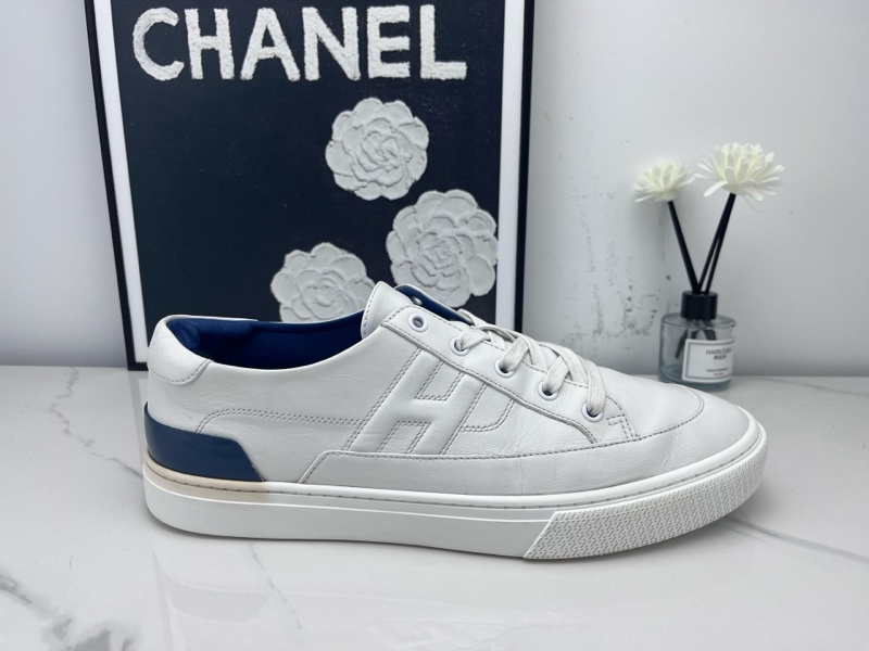 97新Hermes愛馬仕 純白休閒鞋 43.5碼 無附件-5