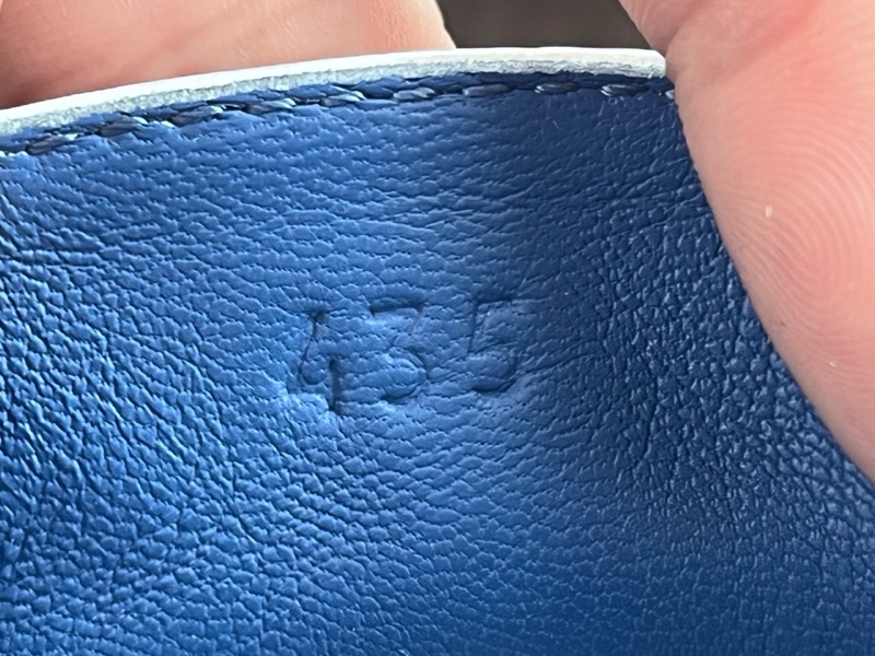 97新Hermes愛馬仕 純白休閒鞋 43.5碼 無附件-8