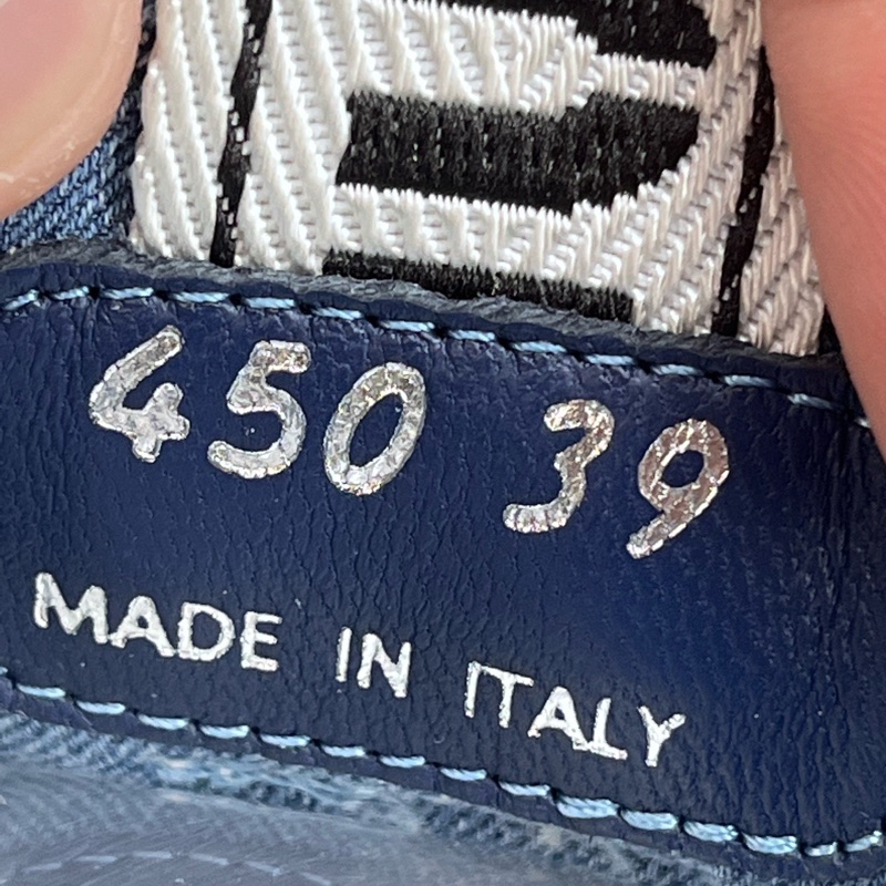 98新 miumiu繆繆 水鑽牛仔藍鞋 39碼 無附件-7