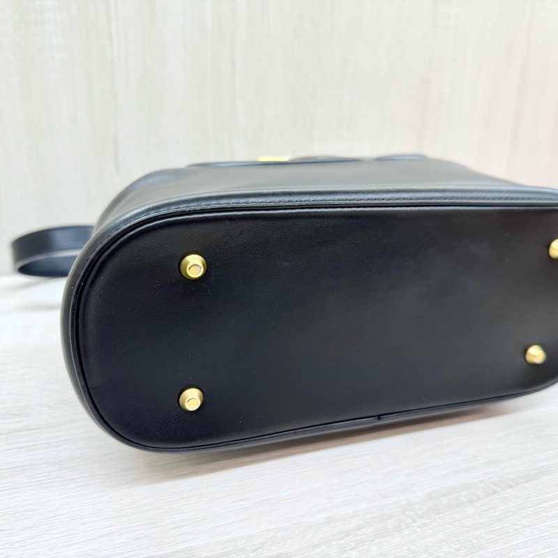 DIOR黑金牛皮cest Dior手提側背水桶包M2271UBHA-17