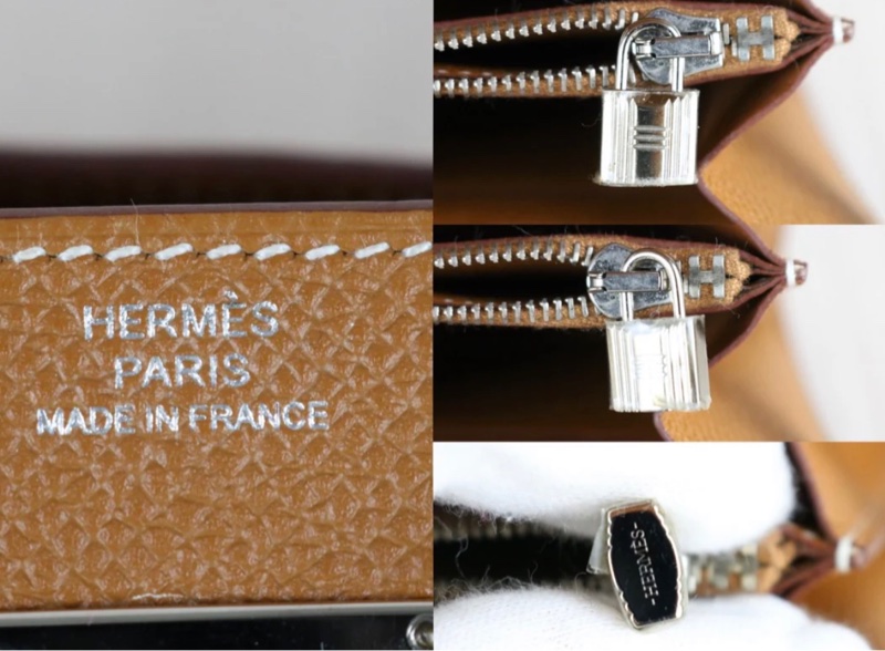 「JL精品代購」98新 Hermes 愛馬仕 Kelly 金棕銀扣-10