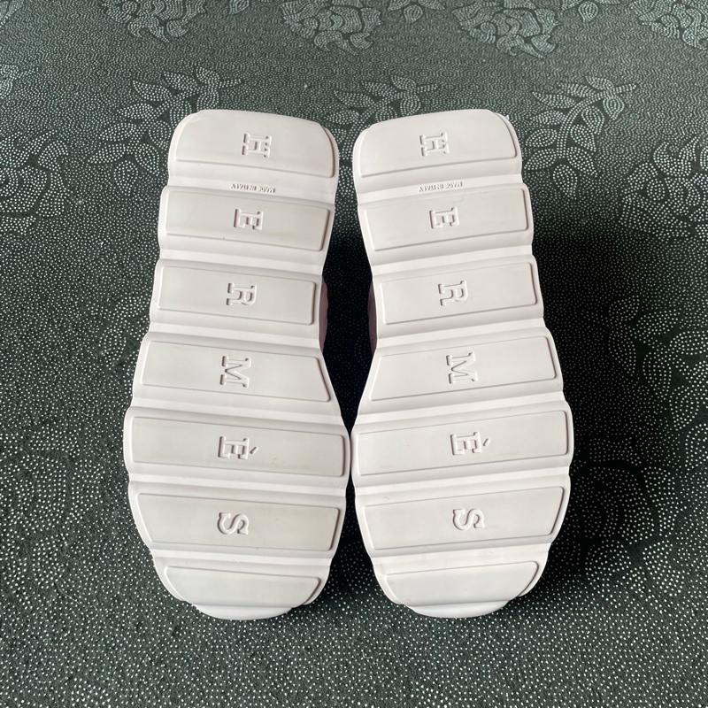 99新Hermes愛馬仕lmpulse白粉運動鞋37碼帶防塵袋-6