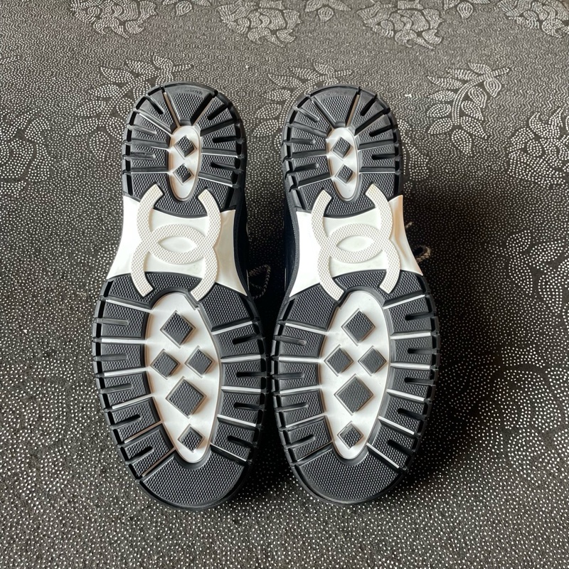 98新Chanel香奈兒黑白熊貓休閒鞋36.5碼 無附件-5