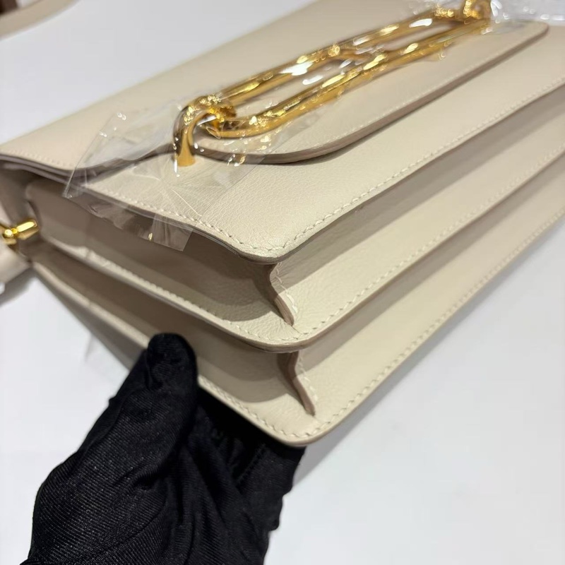 🌈Hermes🧡Roulis 23🌟奶昔白金扣🧡98.5新🌟Evercolor皮🌟愛馬仕🌟-4