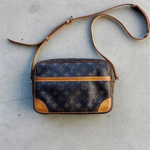 「JL精品代購」中古 LV 老花Trocadero 27相機包