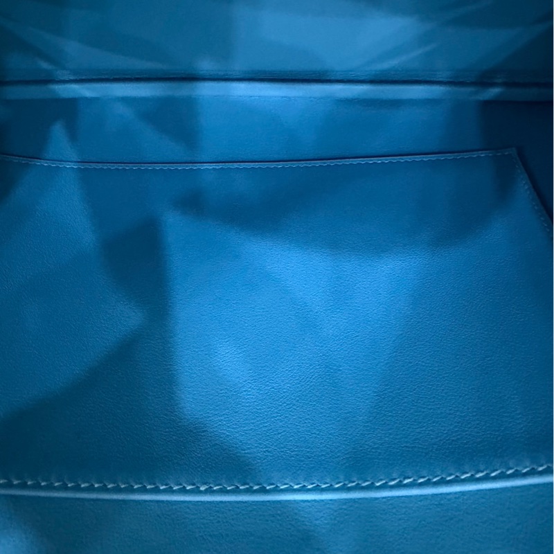 愛馬仕Hermes bolide 30 北方藍EP皮金釦 D刻-34