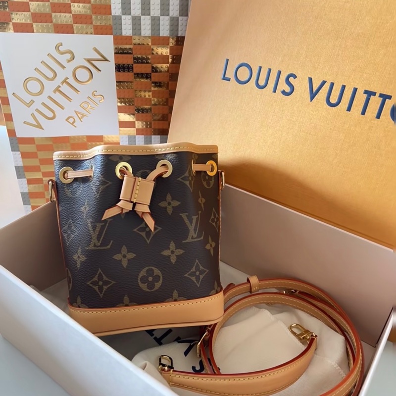 LV nano noe老花水桶包-0