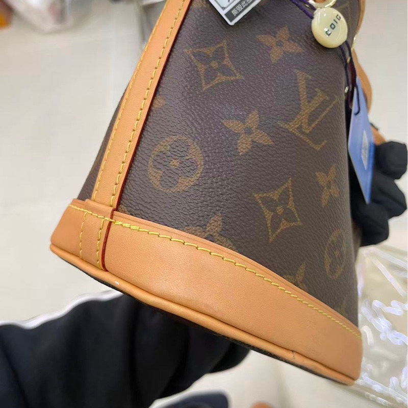 LV nano noe老花水桶包-7