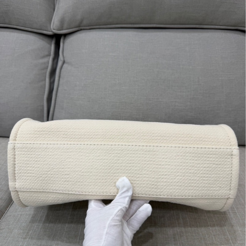 香奈兒CHANEL 經典Deauville帆布鏈帶托特包(米白)-13