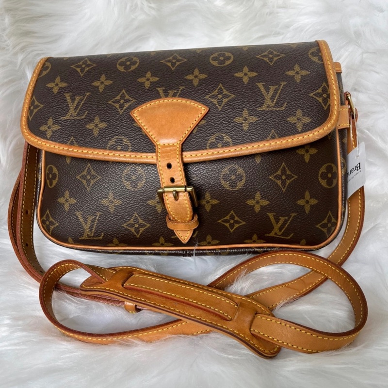 「JL精品代購」中古LV 老花Sologne法棍-0