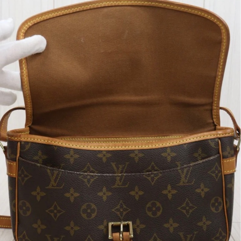 「JL精品代購」中古LV 老花Sologne法棍-7