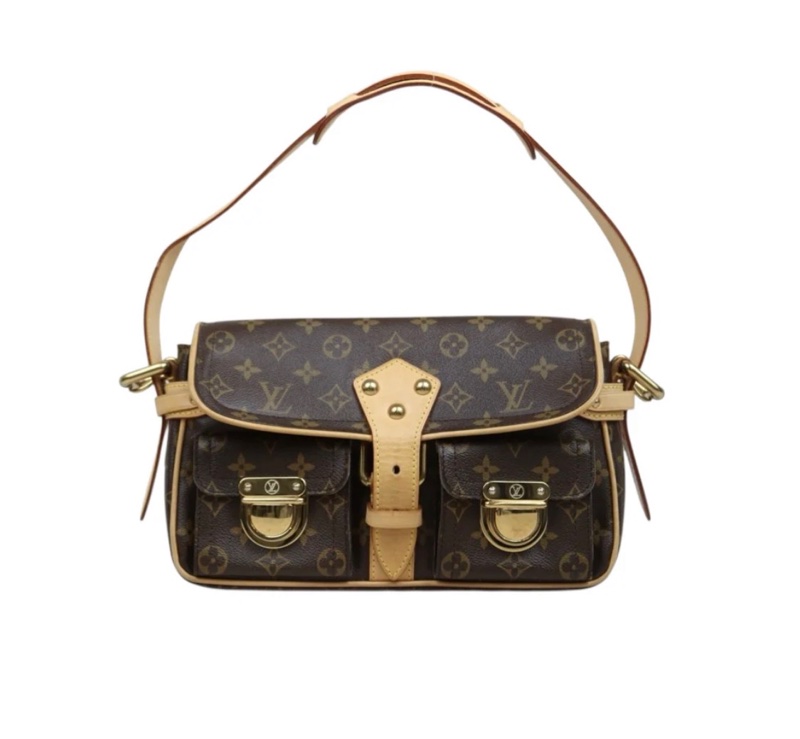 「JL精品代購」9新 Lv曼哈頓塞納河老花腋下包-2