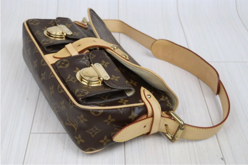 「JL精品代購」9新 Lv曼哈頓塞納河老花腋下包-5