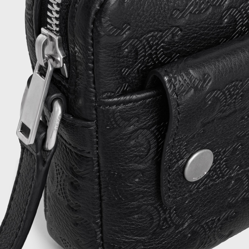 Celine 男士 TRIOMPHE壓花迷你相機包均碼碼-4