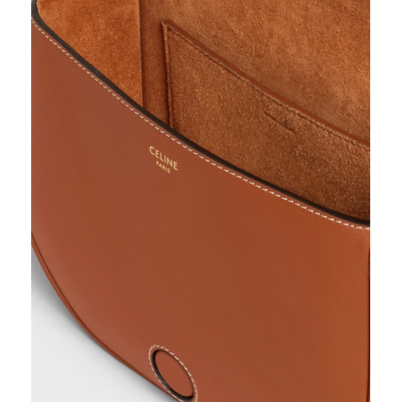 Celine 女士 FOLCO CUIR TRIOMPHE光滑牛皮革手袋均碼碼常規、18.5 X 7 X 15CM-1