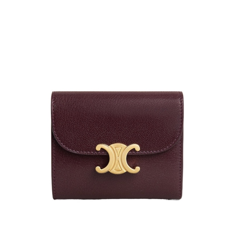Celine 女士 TRIOMPHE小號翻蓋錢包均碼碼10.5cm*4cm*8.5cm-0