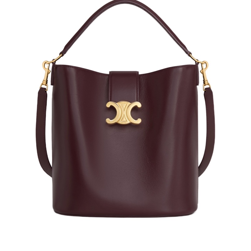 Celine 女士 中號光滑小牛皮 LOUISE 水桶包均碼碼中號、23.5cm*16cm*24cm-0