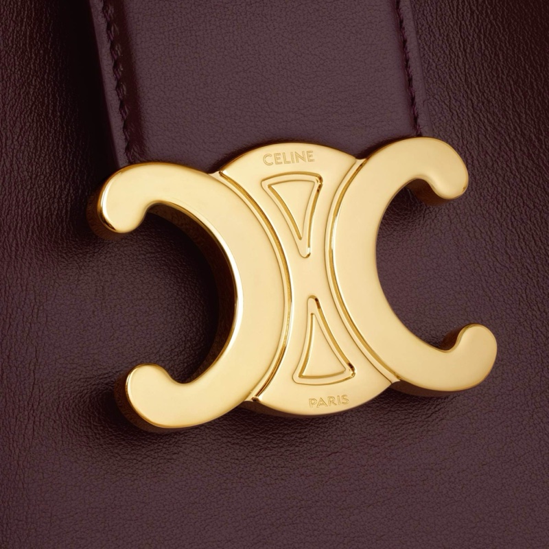 Celine 女士 中號光滑小牛皮 LOUISE 水桶包均碼碼中號、23.5cm*16cm*24cm-1