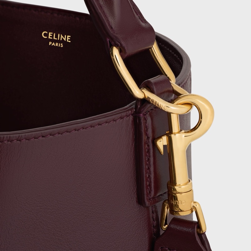 Celine 女士 中號光滑小牛皮 LOUISE 水桶包均碼碼中號、23.5cm*16cm*24cm-3