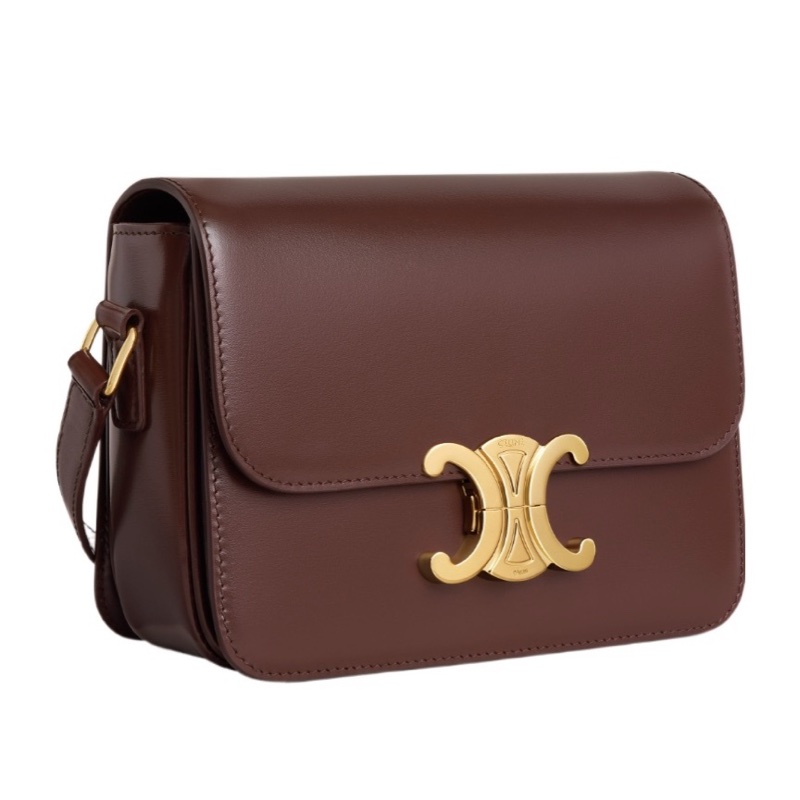 Celine 女士 TEEN TRIOMPHE 徽標單肩包均碼碼18.5cm*7cm*13.5cm-3