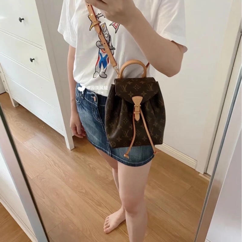 LV  M45502 mini雙肩包 單肩斜挎包-3