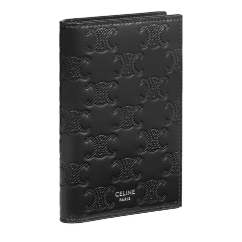 Celine 男士 TRIOMPHE 壓花立式卡包均碼碼12cm*1cm*7.5cm