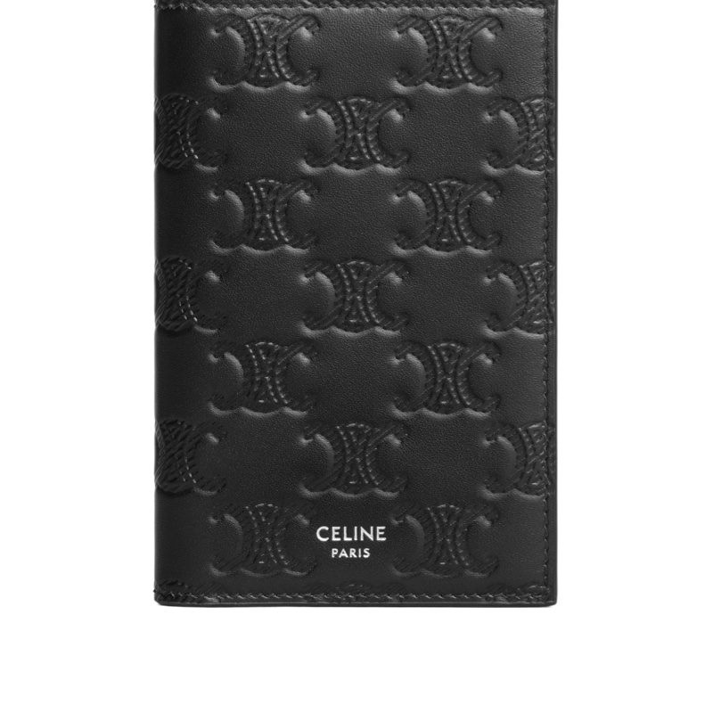 Celine 男士 TRIOMPHE 壓花立式卡包均碼碼12cm*1cm*7.5cm-2