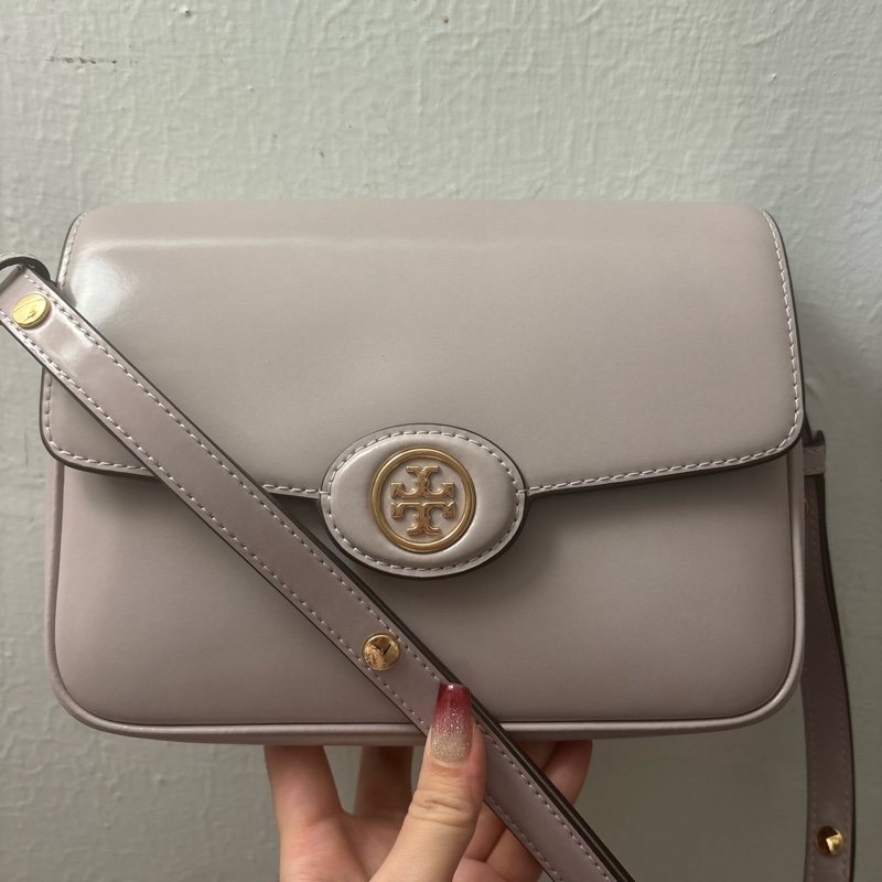 Tory burch robinson豆腐包 香芋紫-4
