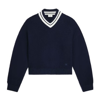 Celine 女士 羊絨V領毛衣XS S M L碼-0