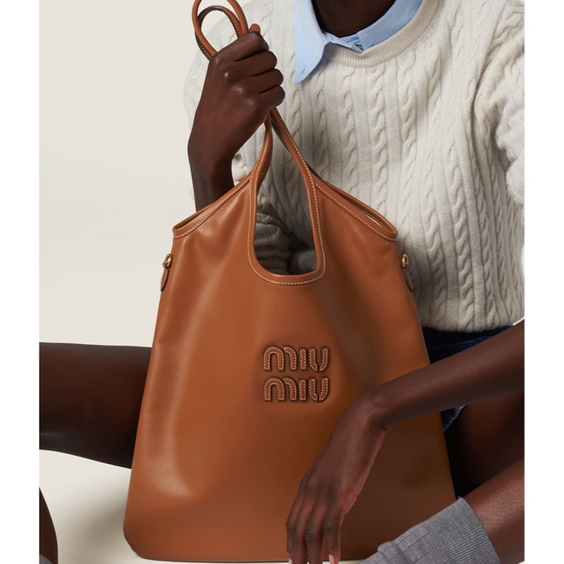 Miu Miu 女士 logo標識手提包均碼碼35cm*40cm-5