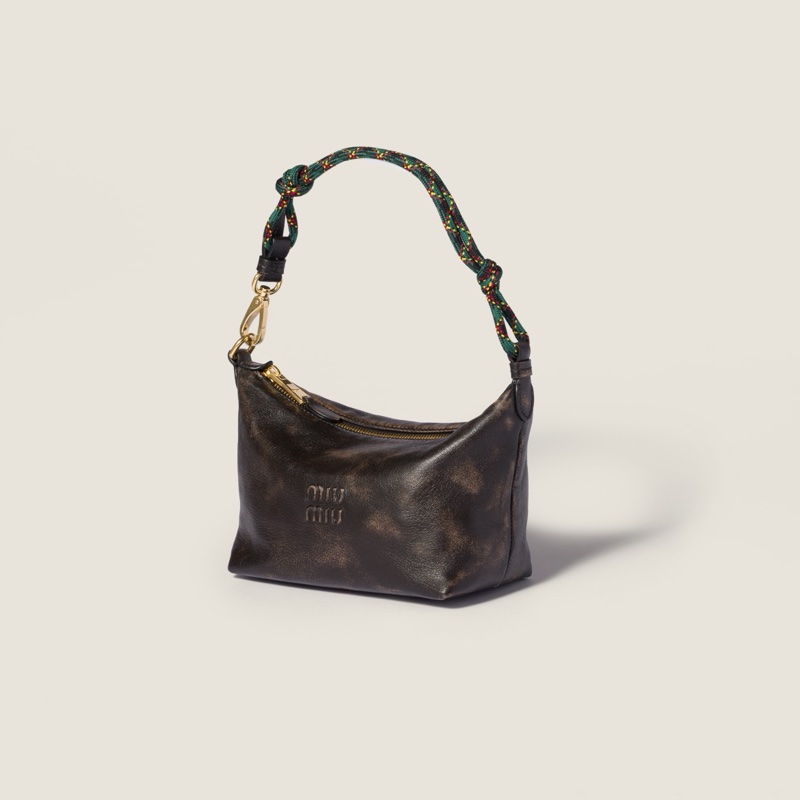 Miu Miu 女士 繩索手柄手拿包均碼碼18.5cm*10cm*14cm-1