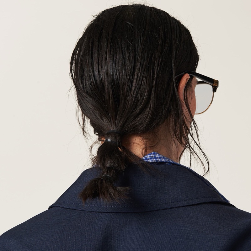 Miu Miu 女士 徽標刺繡羊毛休閒夾克IT-36 IT-38 IT-40 IT-42 IT-44 IT-46 IT-48碼-3