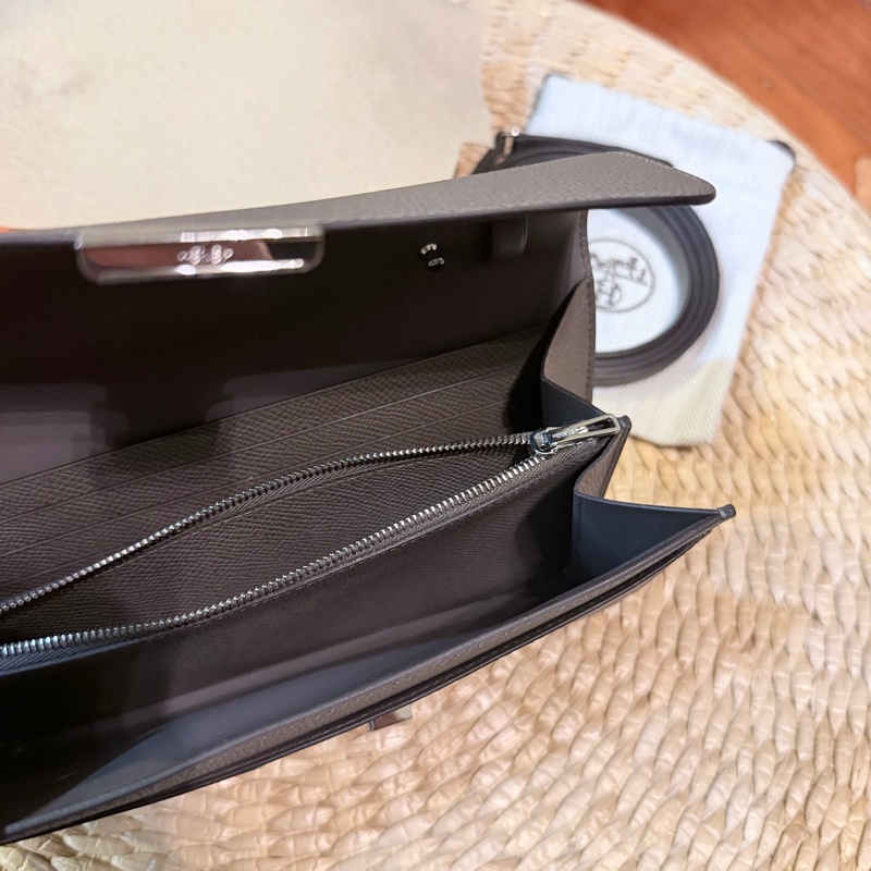 全新愛馬仕 Hermes Constance To Go 錫器灰銀扣 2026年1月購入 K刻-6