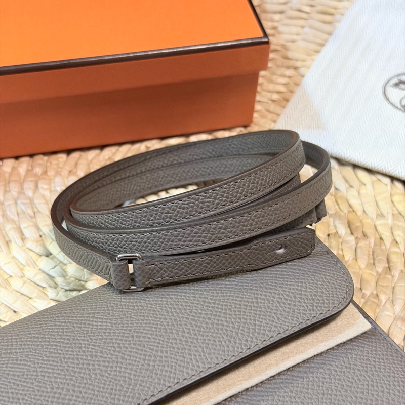 全新愛馬仕 Hermes Constance To Go 錫器灰銀扣 2026年1月購入 K刻-8