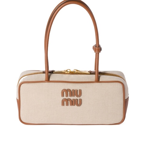 Miu Miu 女士 拉鍊手提包均碼碼11.5cm*8cm*28cm