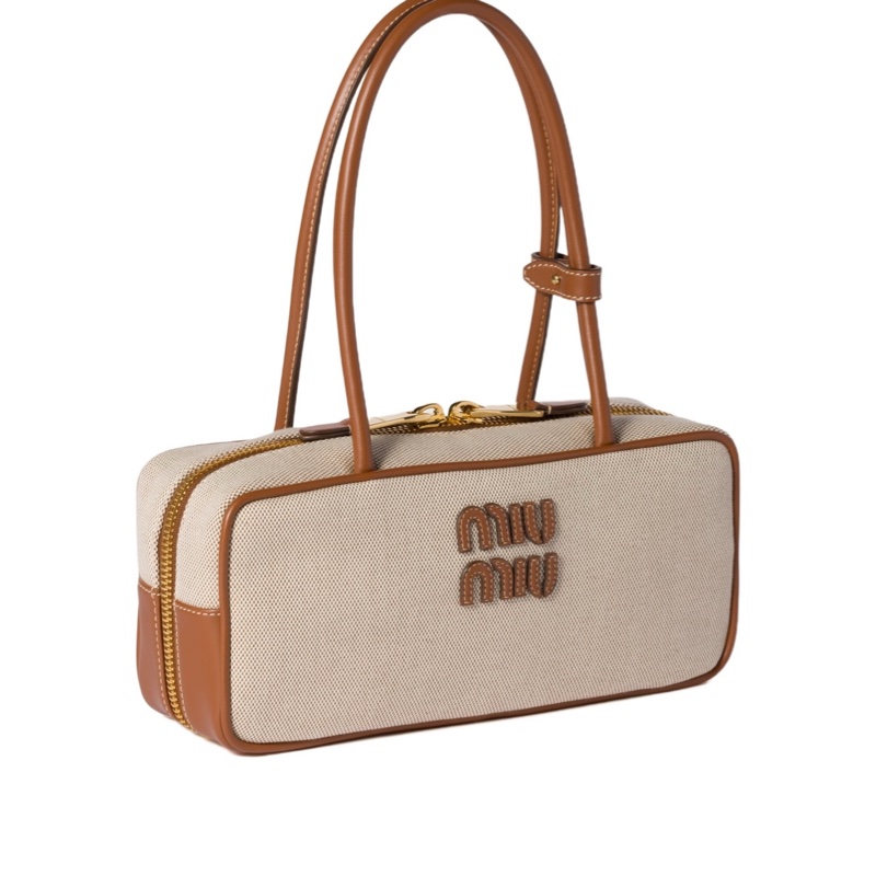 Miu Miu 女士 拉鍊手提包均碼碼11.5cm*8cm*28cm-1