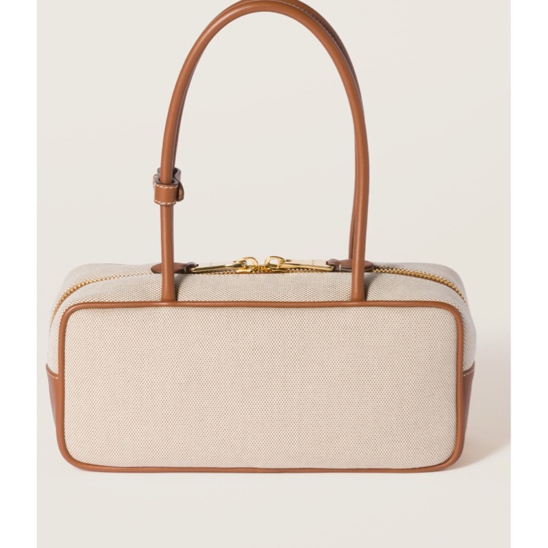 Miu Miu 女士 拉鍊手提包均碼碼11.5cm*8cm*28cm-3