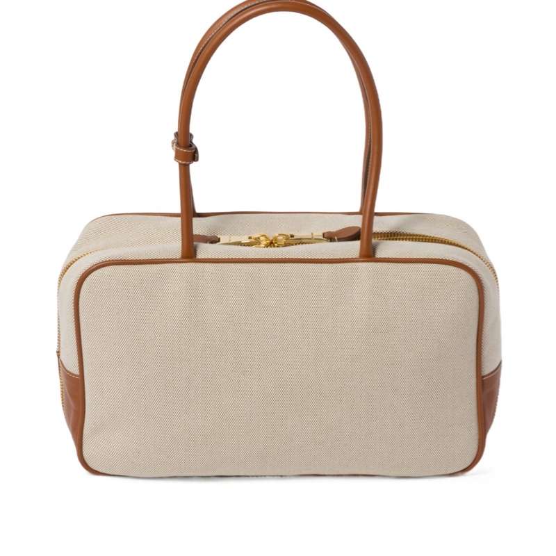 Miu Miu 女士 徽標圖案手提包均碼碼34cm*10cm*20cm-1