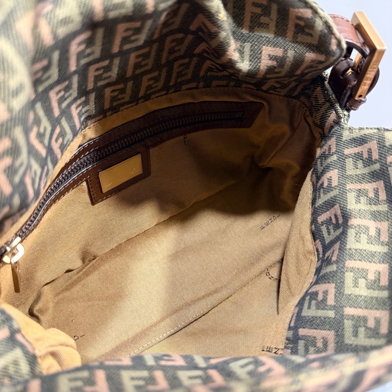 Fendi 限量款 編織 法棍包 腋下包 hobo包-15