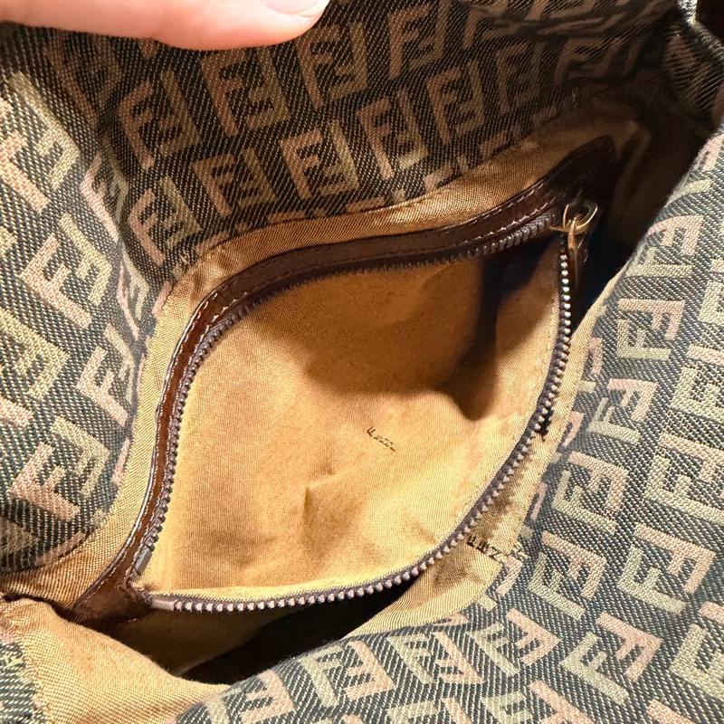 Fendi 限量款 編織 法棍包 腋下包 hobo包-18