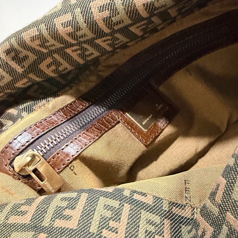 Fendi 限量款 編織 法棍包 腋下包 hobo包-20