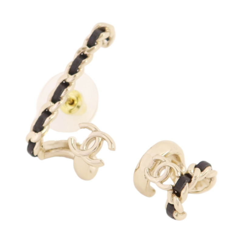 CHANEL 金屬/皮革Earrings/Ear Cuffs金扣耳環/耳夾-1