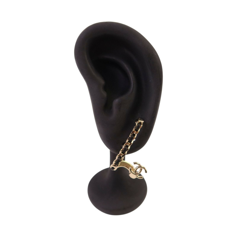 CHANEL 金屬/皮革Earrings/Ear Cuffs金扣耳環/耳夾-6