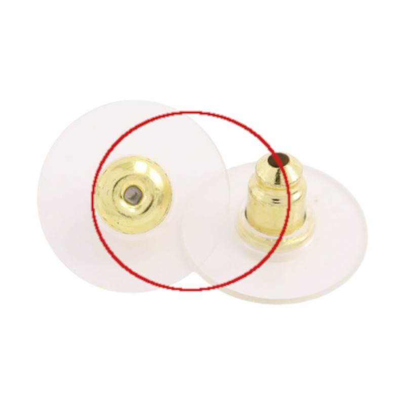 CHANEL 金屬/水鑽Earrings金扣耳環-10