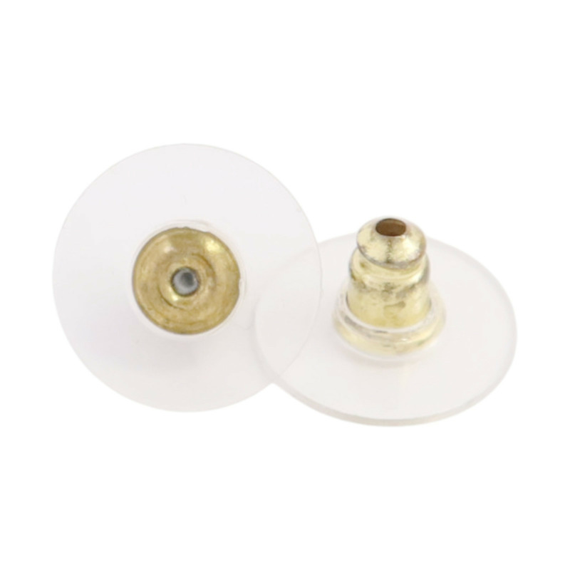 CHANEL 金屬/水鑽Coco Chanel Earrings金扣耳環-7