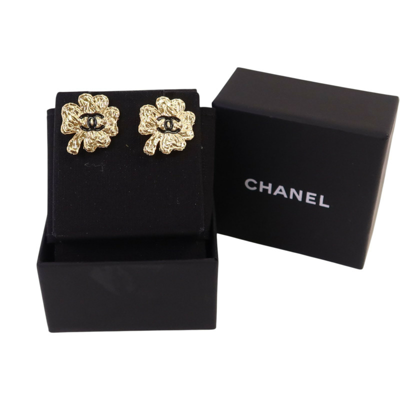 CHANEL 金屬Earrings金扣耳環-9