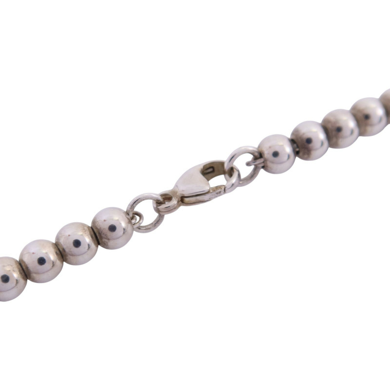 TIFFANY＆CO 925純銀Heart Necklcae銀扣項鏈-4