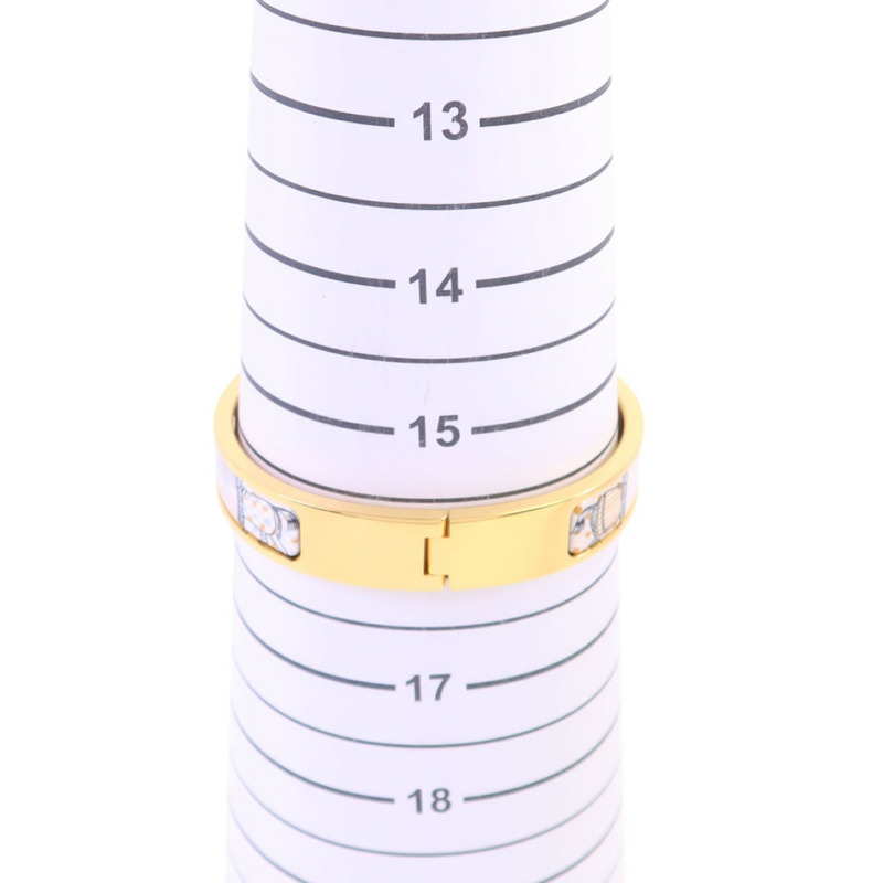 HERMES 金屬/琺瑯Armreif Clic H Bracelet金扣手鏈-9