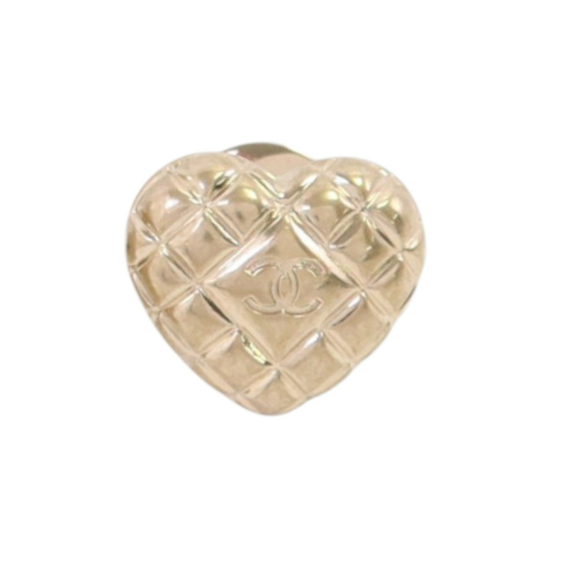 CHANEL 金屬/水鑽Brooch金扣胸針-7