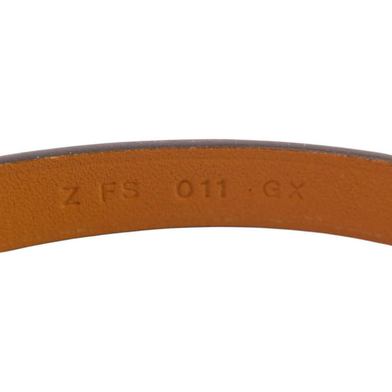 HERMES Swift皮革Double Tour Bracelet金扣手鏈-7